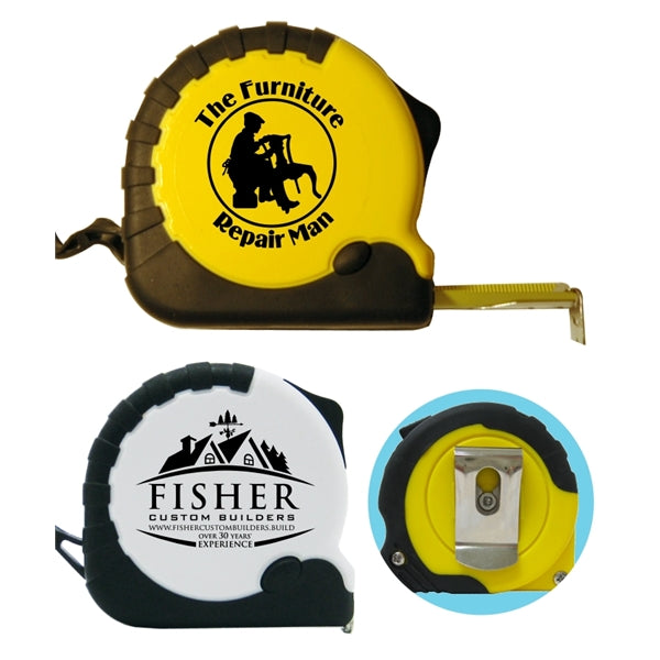 Tape Measure 10' With Belt Clip And Wrist Strap