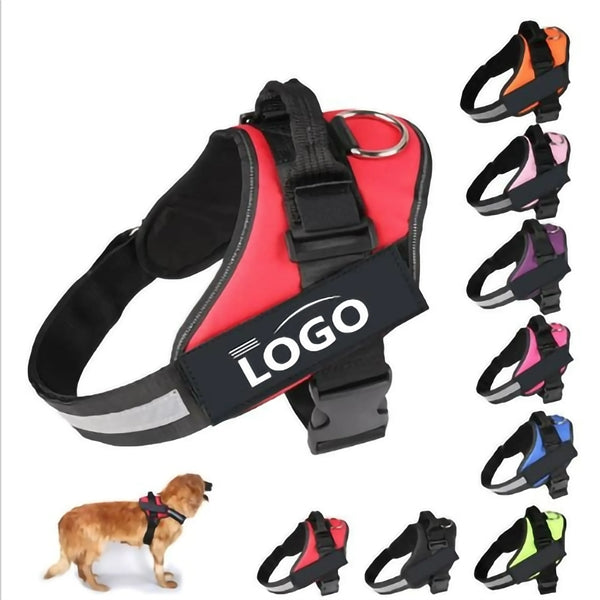 MOQ 20pcs Explosion-proof Oxford Cloth Chest Back Dog Leash