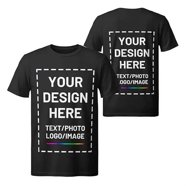 160GSM T Shirts with Photo Logo Text