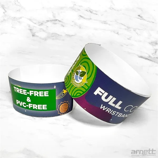 Eco Full Color Paper Wristbands