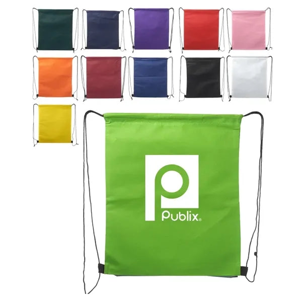 Union Printed - Non-Woven Custom Drawstring Bags