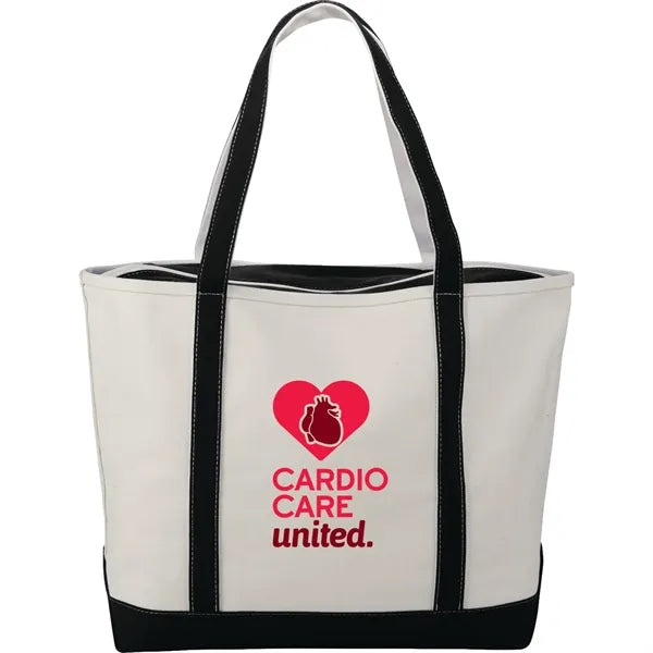 Baltic 24oz Cotton Canvas Tall Zippered Tote