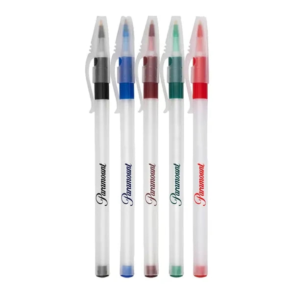 Union Printed - Classic Frosted Stick Pen with Grip