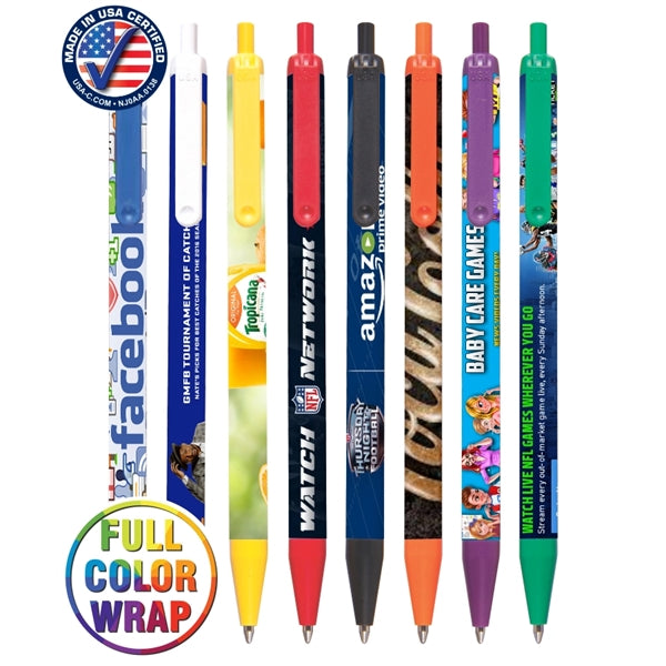 Full Color Wrap - "Click-A-Stick" USA Made Pens