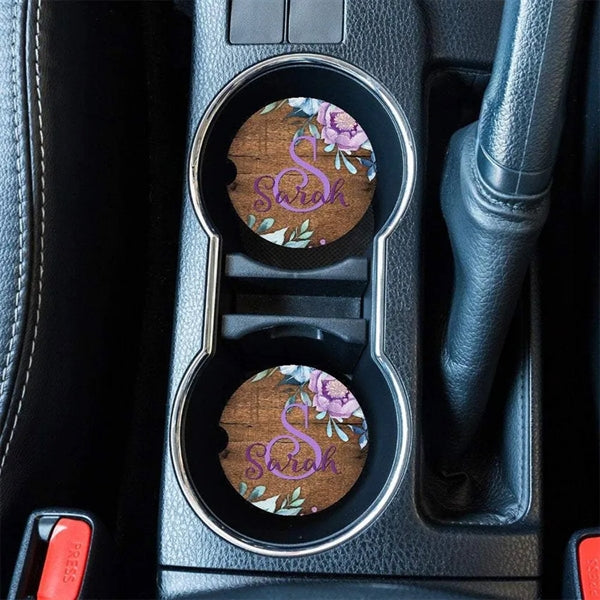 Car Coasters - Neoprene Full Colored (Solid Color Available)