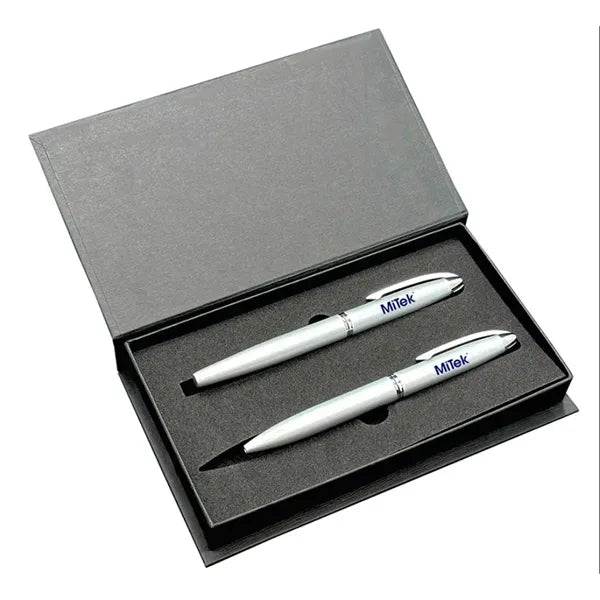 Premade Double Pen Set with Juno Ballpoint & Rollerball