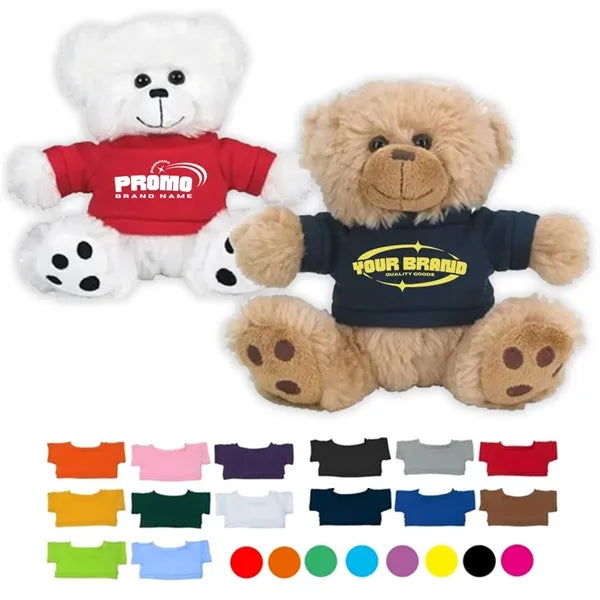 8" Cute Plush Teddy Bear Gift Soft Stuffed Animal Customized