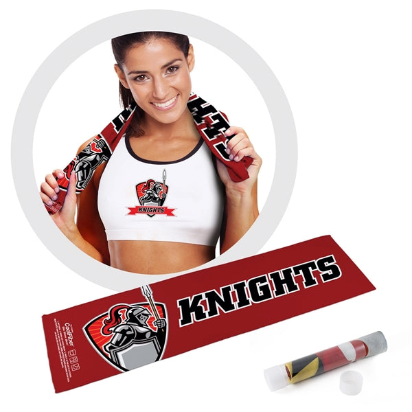 Sports Cooling Towel - Full-Color 6" x 21" CoolFiber™