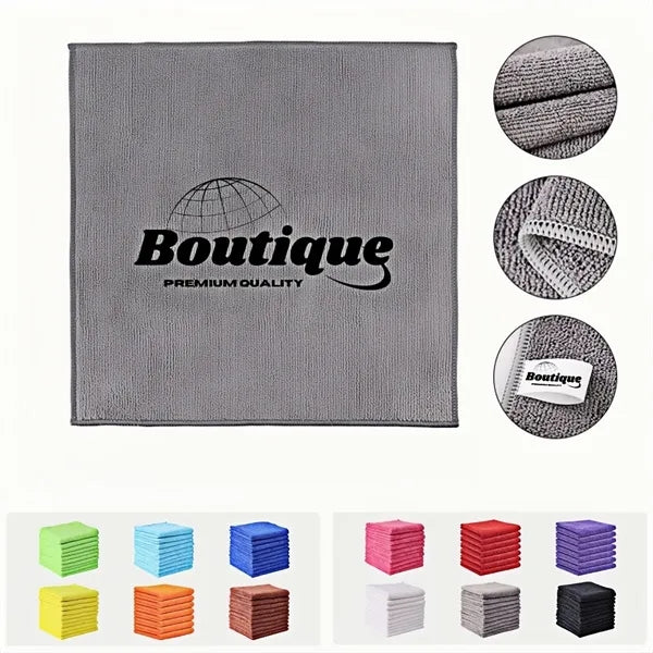 12'' x 12'' Microfiber Cleaning Towel For Car Care