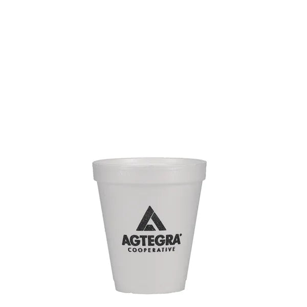 8 oz Foam Cup White Tradition Print