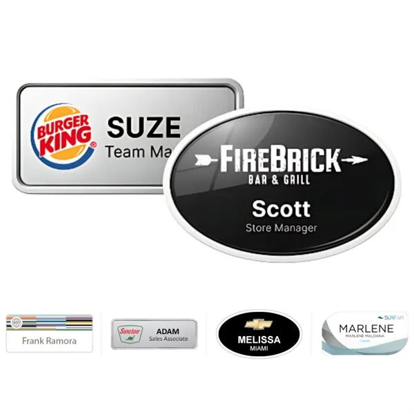 Digitally Printed Name Badge