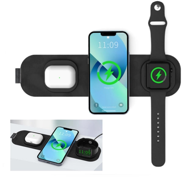 Magnetic 3 In 1 Wireless Charging