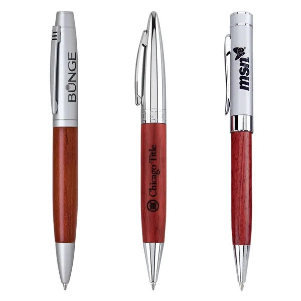 Terrific Timber-5 Custom Wooden Ballpoint Pen