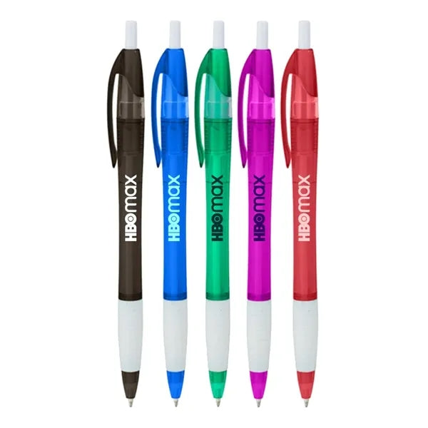 Union Printed - Slims Translucent Grip Click Pen