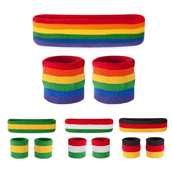 Terry Sport Wristband Headband