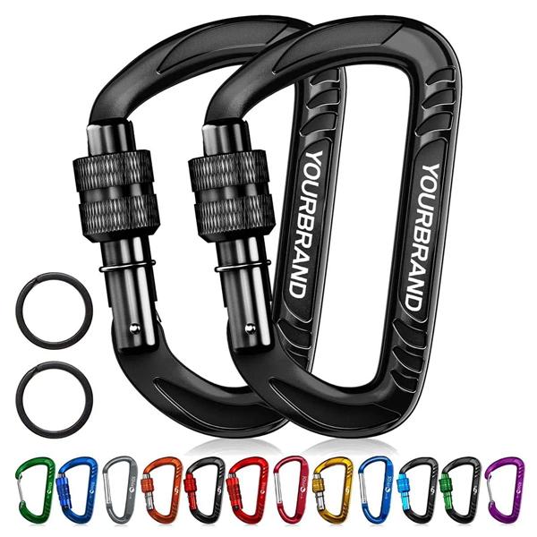 Multifunctional Top-grade Aerospace Aluminum Carabiner Clip