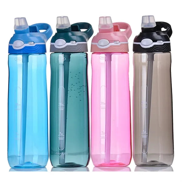 27 oz Water Bottle with Straw