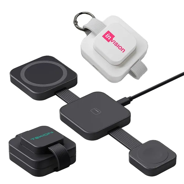Foldable 3-in-1 Wireless Charger