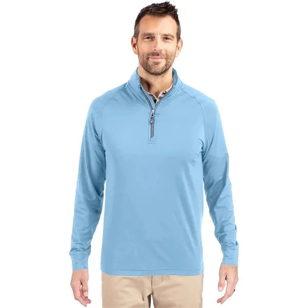 Cutter & Buck Adapt Recycled Soft Knit Stretch Mens Quart...