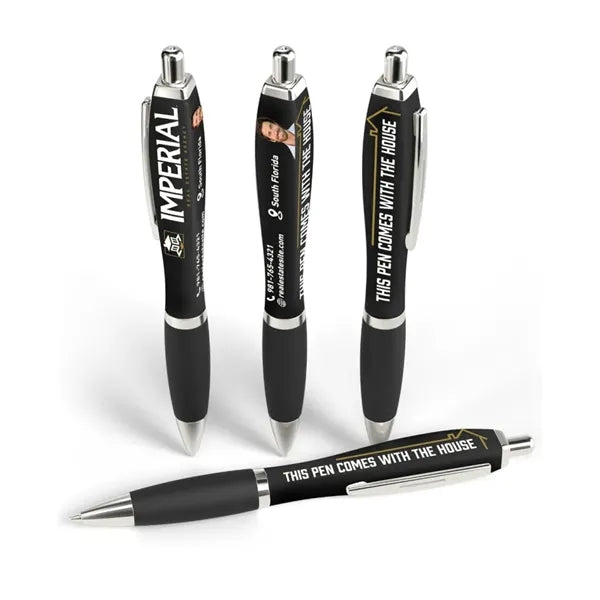 Union Printed - Eco Friendly Squared Satin Soft Gel Pen