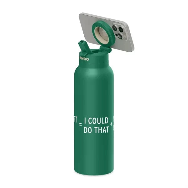 RINGO Pro Water Bottle with Magnetic Booster Ring - 24 Oz.
