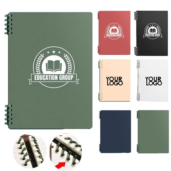 Plastic Hardcover Ruled 80 Sheets Notepad Journal Notebook
