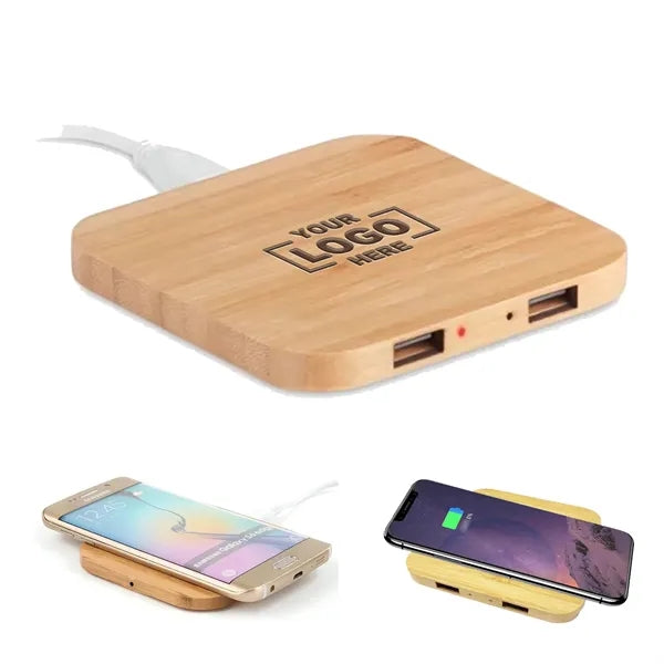 15W Bamboo Wireless Charger