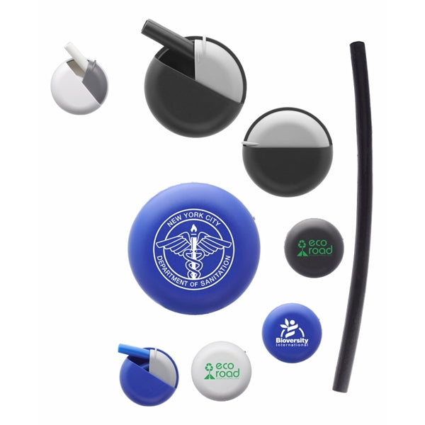 Eco Reusable Silicone Straw In Case