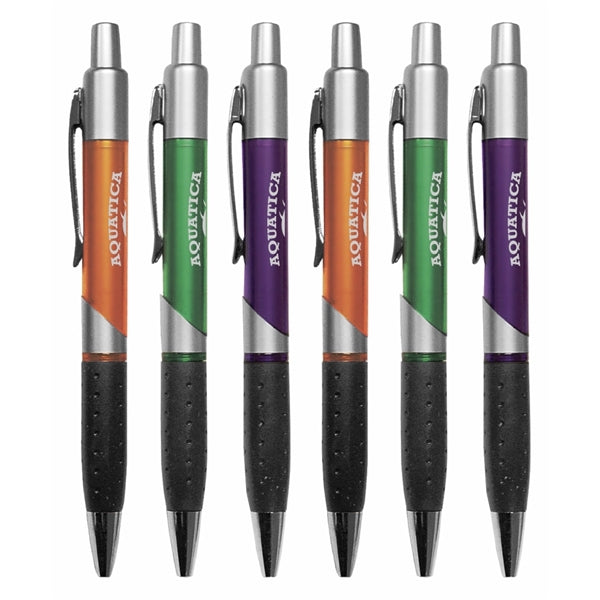 Frosted "The Intro Pen" with Black Grip