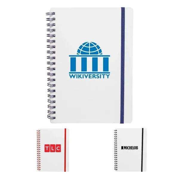 Union Printed, Frosted Eco Spiral Notebook Jotter