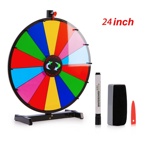 24 Inch Heavy Duty Spinning Prize Wheel