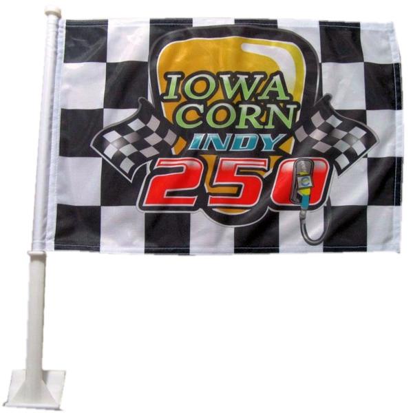Car Flag SINGLE SIDED Premium Polyester - Custom Printed
