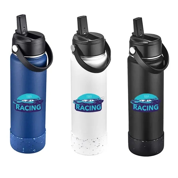Fountain-VI 27 Oz Flip Up Straw Tumbler Bottle (Double Wall)