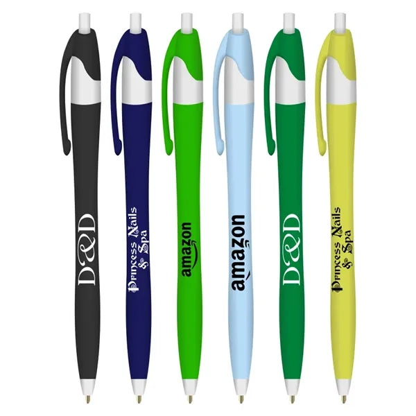 Union Printed, "Elegant" Clicker Pen - Colored Barrels