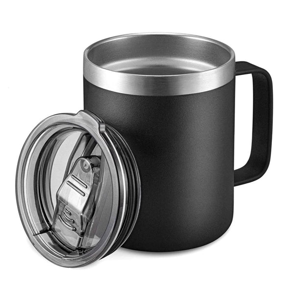 Stackable Mug Vacuum 12Oz Coffee Travel Cup With Handle