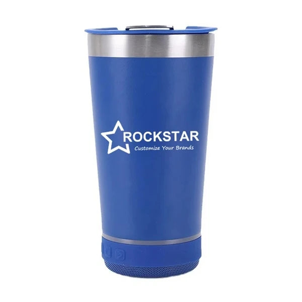 Wireless Speaker Tumbler with Opener Lid