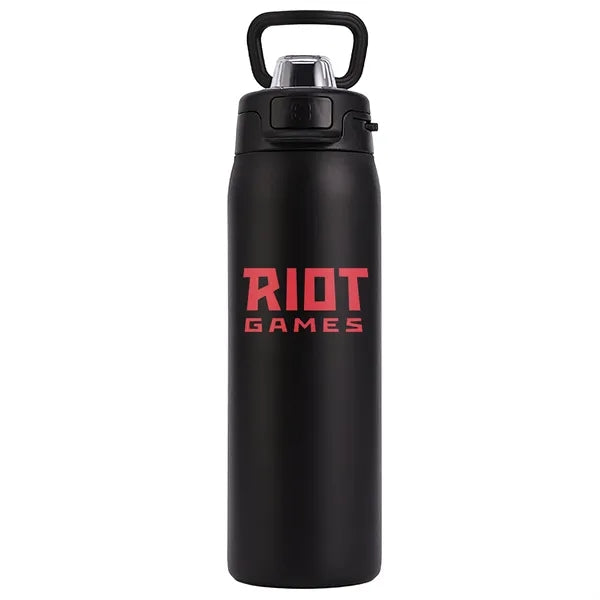 Fountain-XVIII - 22 Oz Dual Lid Water Bottle (Double Walled)