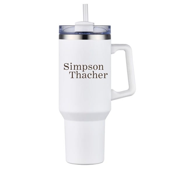 Aqueduct-IV 40 Oz Tumbler Mugs with Straw