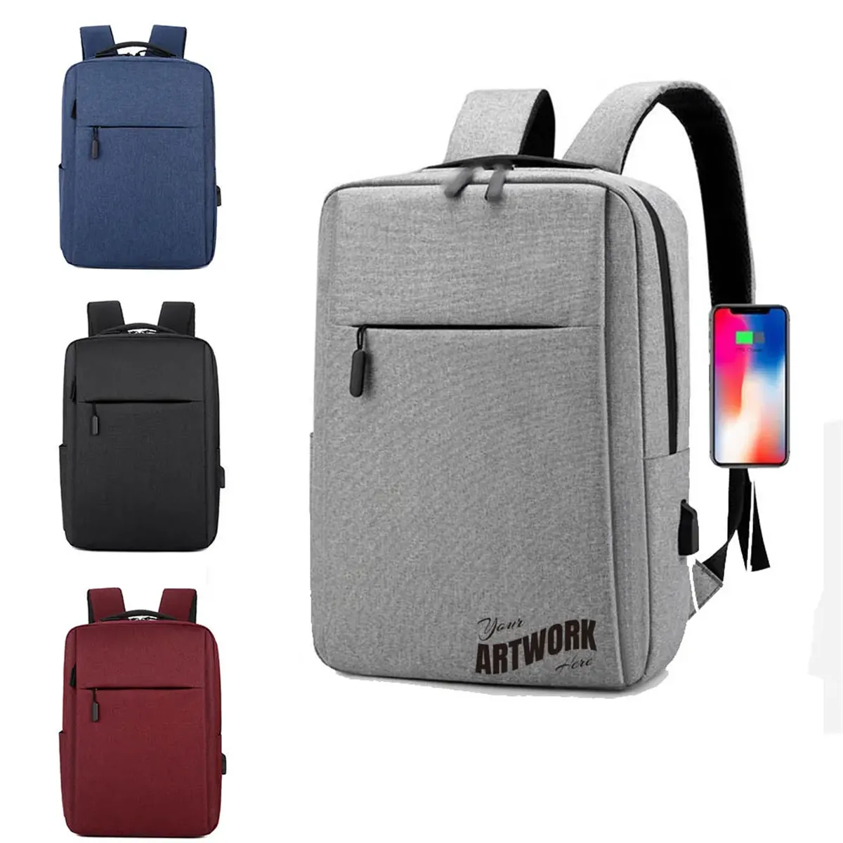 Custom branded laptop backpacks